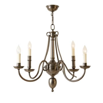 Senoia 5 - Light Candle Style Classic / Traditional Chandelier