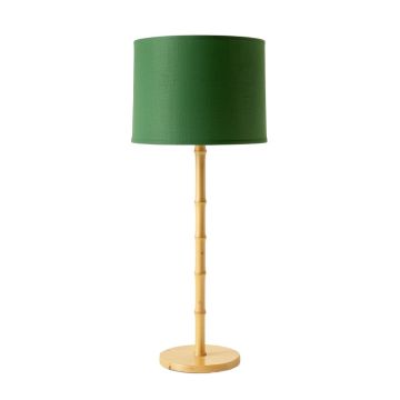 Summit Bluff Floor Lamp With A Plain Fabric Shade - Green (synthetic illustration; no displayed measurements)