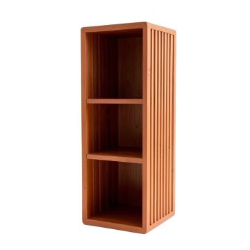 Dawn Bend Narrow Cubby Tower - Terracotta