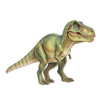 Mangano Watercolor Dinosaurs Jurassic Wall Sticker