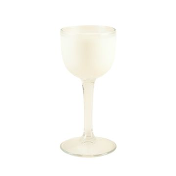 Hazel Branch Empty Candle Holder - White