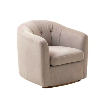 Giguere 29.5 '' Wide Tufted Polyester Barrel Chair (synthetic illustration; no displayed measurements)