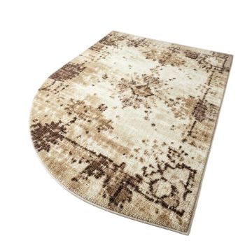 Eamon Abstract Tufted Wool Beige/Brown Area Rug