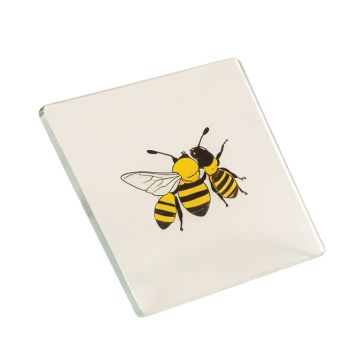 Counterart Tempered Glass Honey Bees Cutting Board