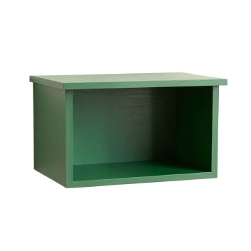 Ridge Arc Wall-Mounted Shelf - Green (synthetic illustration; no displayed measurements)