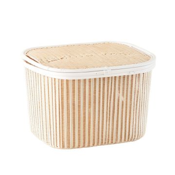Hill Bend Laundry Hamper - White