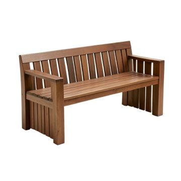 Fina Outdoor Hardwood Wooden Garden Bench