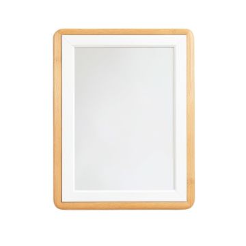 Glen Branch Framed Wall Mirror - White