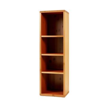Flint Crest Narrow Cubby Tower - Terracotta (synthetic illustration; no displayed measurements)
