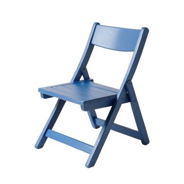 Ash Branch Folding Outdoor Chair - Blue