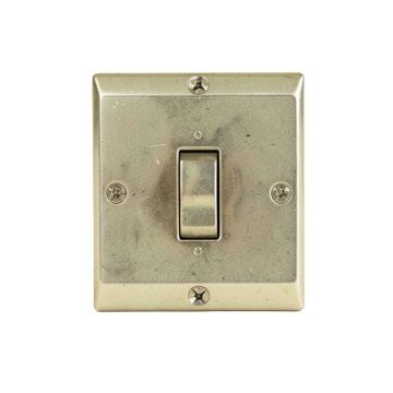 Classic Beaded 1-Gang Toggle Light Switch Wall Plate