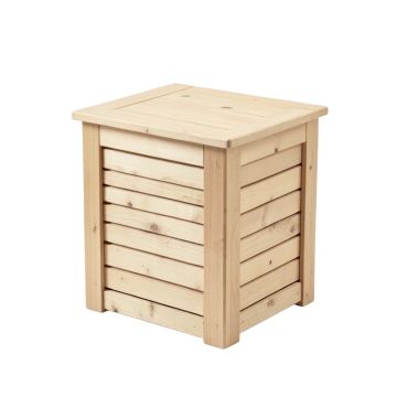 Ridge Bridge Closed Garden Compost Bin - Beige