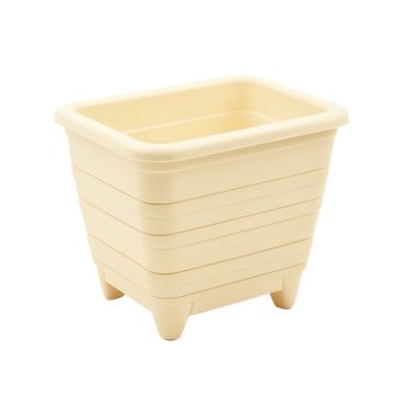 Brook Brook Empty Raised Planter - Ivory
