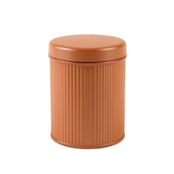 Moss Arc Storage Canister With Lid - Terracotta