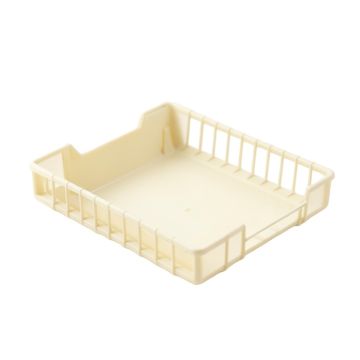 Olive Crest Empty Under-Desk Cable Tray - Ivory