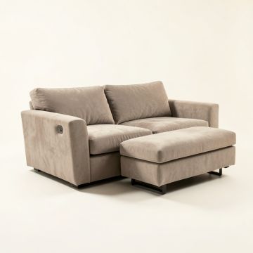 Ferrill 33 '' Wide Microfiber/Microsuede Reversible Sleeper Sofa & Chaise With Ottoman (synthetic illustration; no displayed measurements)