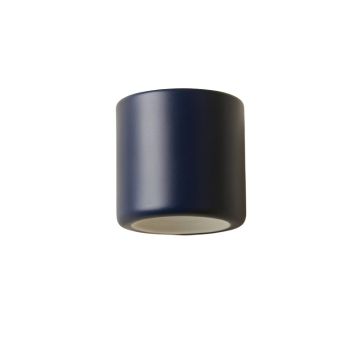 Harbor Crest Wall Sconce Mounted On A Plain Wall - Navy