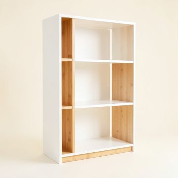 Linden Dale Freestanding Bookcase - White (synthetic illustration; no displayed measurements)