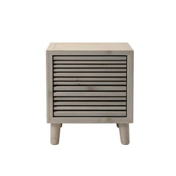 Ash Crest Nightstand - Gray