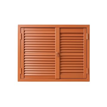 Ash Dell Wall-Mounted Entry Cabinet - Terracotta