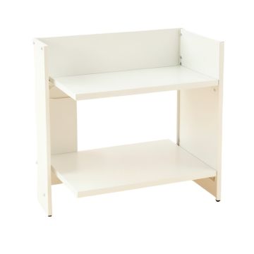 Meadow Bend Empty Mug-Storage Cabinet Insert - White (synthetic illustration; no displayed measurements)