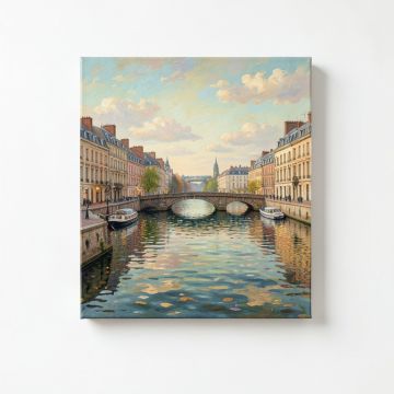 The Banks Of The Seine At Argenteuil By Claude Monet- Wrapped Canvas Textual Art Print (synthetic illustration; no displayed measurements)