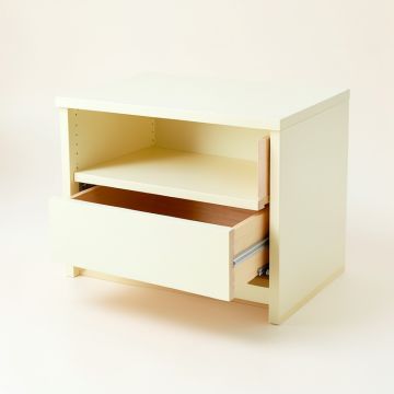 Pine Canyon Small-Parts Storage Drawer Cabinet - Ivory (synthetic illustration; no displayed measurements)