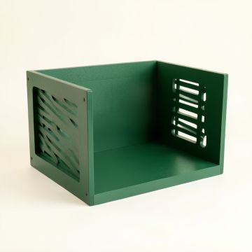 Lake Bend Empty Furniture-Style Pet Crate - Green (synthetic illustration; no displayed measurements)