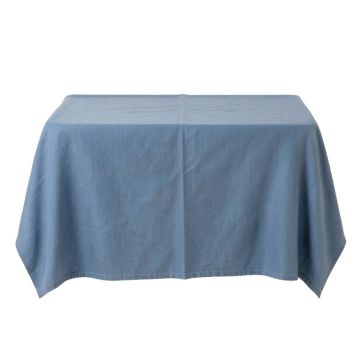 Olive Branch Flat Bed Sheet - Blue