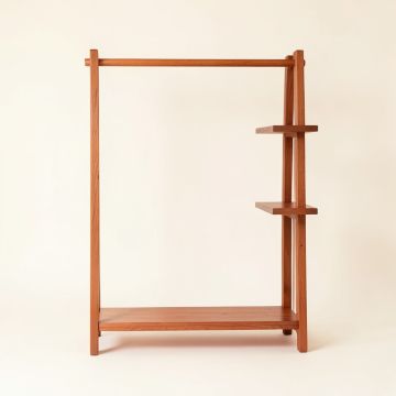 Field Brook Empty Garment Rack - Terracotta (synthetic illustration; no displayed measurements)