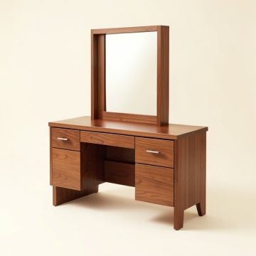 Solid Wood Vanity (synthetic illustration; no displayed measurements)