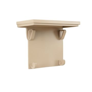 Harbor Crossing Wall-Mounted Entryway Organizer Shelf - Beige