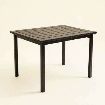 Flint Crossing Patio Table - Black (synthetic illustration; no displayed measurements)