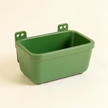 River Branch Empty Railing Planter With Integral Brackets - Green (synthetic illustration; no displayed measurements)