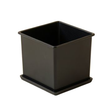Sage Branch Empty Planter - Black