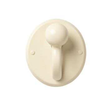 Willow Bend Wall-Mounted Robe Hook - Ivory
