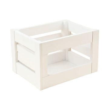 Meadow Branch Empty Furniture-Style Pet Crate - White