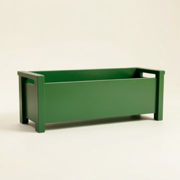 Olive Bluff Narrow Outdoor Storage Bench - Green (synthetic illustration; no displayed measurements)