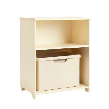 Dawn Crest Freestanding Pull-Out Hamper Cabinet - Cream
