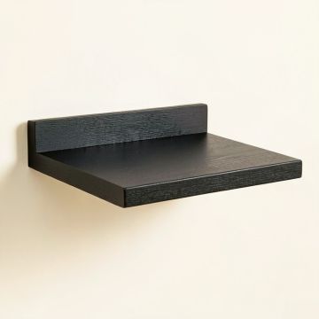 Fern Canyon Wall-Mounted Cat Perch - Black (synthetic illustration; no displayed measurements)