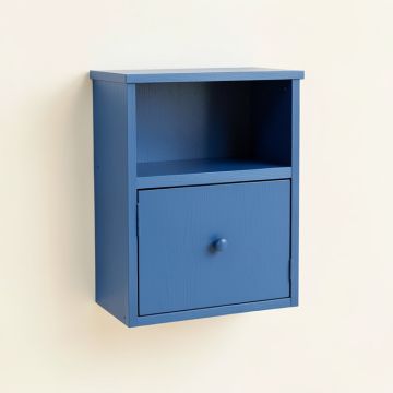 Shore Dell Wall-Mounted Entry Cabinet - Blue (synthetic illustration; no displayed measurements)