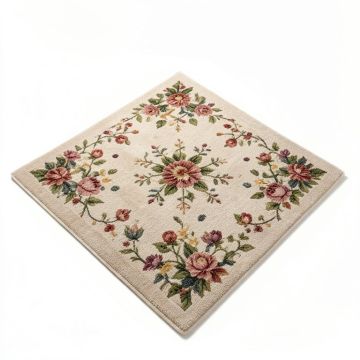 Petrella Floral Hand Hooked Indoor/Outdoor Area Rug (synthetic illustration; no displayed measurements)