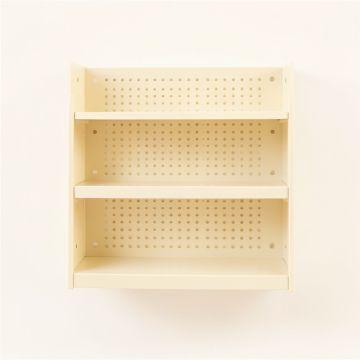 Laurel Branch Empty Wall-Mounted Tool Organizer Panel - Ivory (synthetic illustration; no displayed measurements)