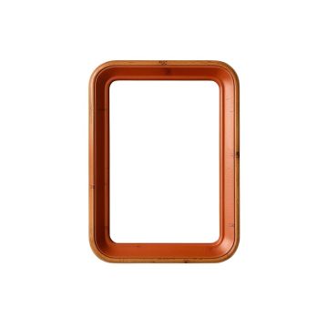 Holly Bridge Framed Wall Mirror - Terracotta