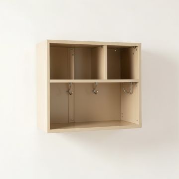 Ash Dell Wall-Mounted Entryway Organizer Shelf - Beige (synthetic illustration; no displayed measurements)
