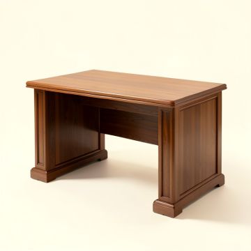 Lorraine Solid Wood Executive Desk (synthetic illustration; no displayed measurements)