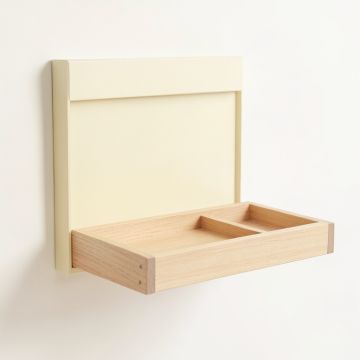 Stone Canyon Empty Wall-Mounted Tool Organizer Panel - Cream (synthetic illustration; no displayed measurements)