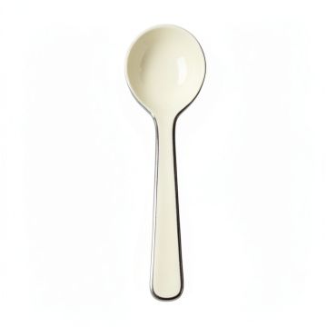 Ridge Bridge Cooking Spoon - Ivory (synthetic illustration; no displayed measurements)