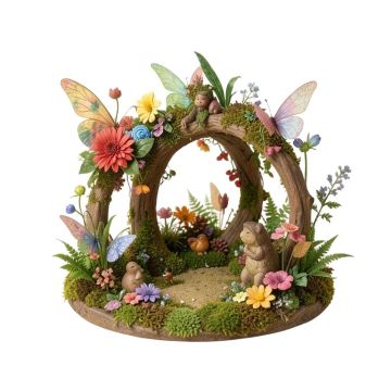 Vokolida Enchanted 5 Piece Fairy Garden Set