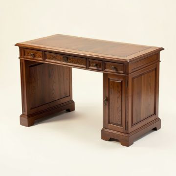 European Renaissance Ii Knee Hole Solid Wood Executive Desk (synthetic illustration; no displayed measurements)